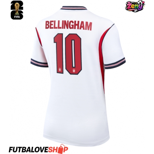 Dres Anglicko Jude Bellingham #10 Domáci pre Ženy MS 2026 Krátky Rukáv